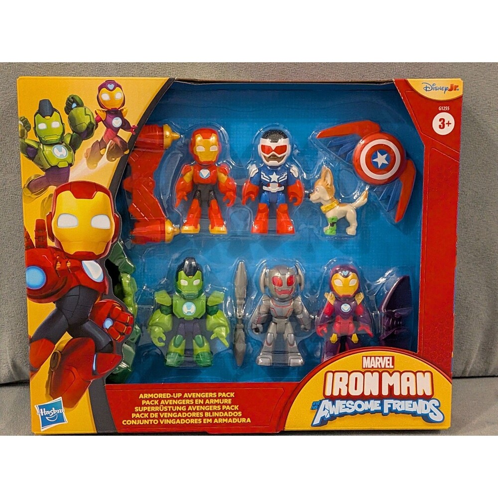 Marvel Iron Man and his Awesome Friends Armored-Up Avengers Figures Toys NEW